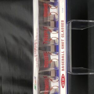 Dennis East International Set of 4 Baseball 1.5 oz. Shot Glasses